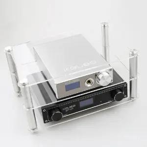 KGUSS 진공관 랙 앰프 아크릴 오디오 투명