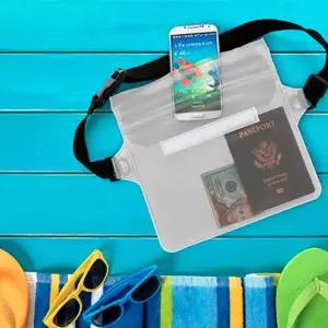 워터밤 투명 방수 가방 크로스백 PVC 흠뻑쇼 방수팩 물놀이 허리 크로스가방