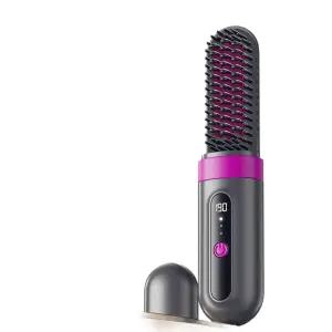 빗 달린 드라이기 헤어롤 볼륨드라이 컬링 무선 고데기