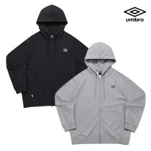 [엄브로] 25SF 매장판 남녀공용 에센셜 스몰로고 후드 집업 UQ323CFT91