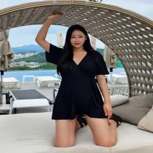 빅사이즈 체형커버 날씬보장-5kg 날개 반팔 래쉬가드 원피스 수영복