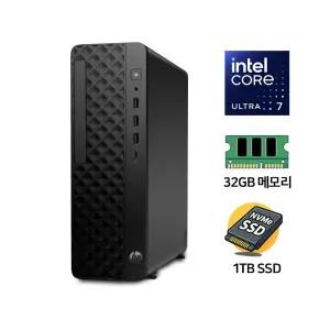 HP 데스크탑 PC Prodesk 4 SFF G1i 울트라7 사무용 업무용 AI 가정용 컴퓨터 32GB 램 1TB SSD