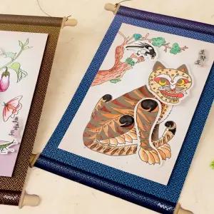 아트랄라 우리민화 족자 실내장식 벽걸이 전통 만들기