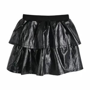 컬리수 HC04 샤이닝레더캉캉스커트 아동 키즈 초등 여아 여자아아 봄 가을 초겨울 인