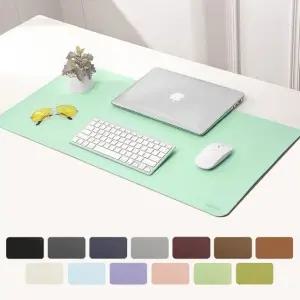 스웨이드 고급 가죽 장패드 키보드 마우스패드 (WAE36BB)