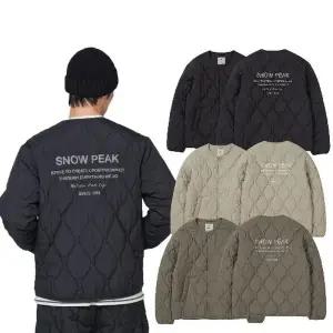 [스노우피크](강남점)공용 리사이클 퀼팅 가디건 자켓 (S24WUFPJ02)
