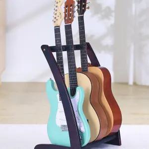 통기타 거치대 스탠드 기타받침대 베이스 기타 스툴 3구