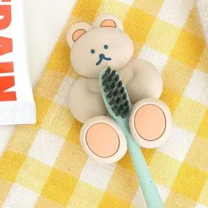 밀크티 로마네 실리콘 도낫도낫 칫솔걸이 (WFJPMT8)