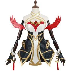 롤 코스프레 떠오른 S 코스튬 의상 아리 할로윈 사이즈 전설