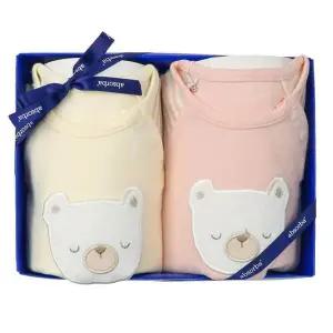 [NS홈쇼핑](쌍둥이출산,백일,돌,아기실내복세트)루앙상하핑크+크림세트(AZ7-13003SET)..[35447765]