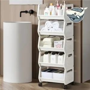 다용도 멀티 정리트롤리 이동식 수납함 욕실 이동식수납장 수납정리함 수납함 수납박스 옷정리함