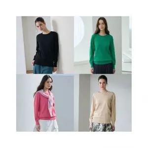 리베레츠 면100 라운드 컬러니트 4종세트