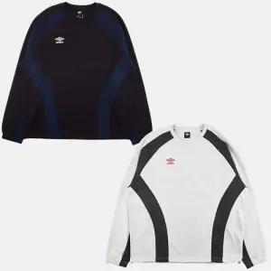 엄브로 액티브 볼드라인 이중지 맨투맨 UP321SFS92