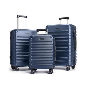 가벼운 비행 수하물 세트, 스피너 휠이 장착된 내구성 있는 여행 가방 세트 3개, TSA 잠금 장치가 하드사이드 경량 대형 위탁 가방, 20/24/28인치, 다크 블루