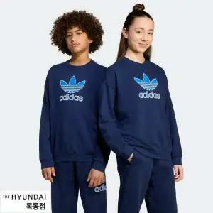 [아디다스키즈] JV8572 트레포일 크루넥 스웨트 티셔츠 (130-160) 주니어 맨투맨 HMDK