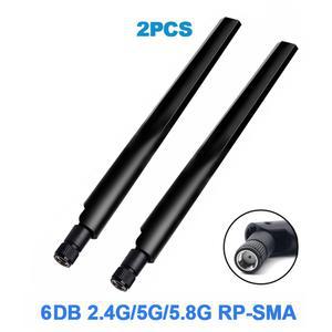 무선 안테나 2.4GHz/5GHz 6DBi RPSMA 커넥터