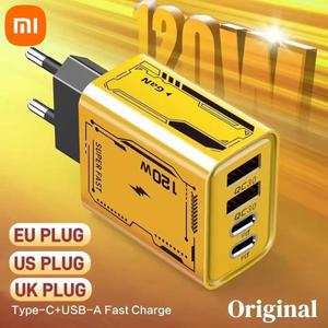 gan 충전기샤오미 정품 120W 충전기 초고속 타입C GaN 휴대폰 USB-C QC 3.0 아이폰 삼성 어댑터