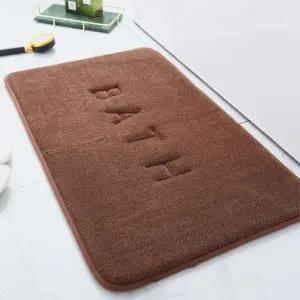 고품질 비타리토 극세사 메모리폼 발매트 80x50cm 브라운 메모리폼발매트 주방매트 (WFJUQ53)