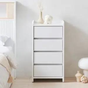 보루네오 마르체 댄디 E0 화이트 서랍4단 침대 협탁 BHS004C (착불)