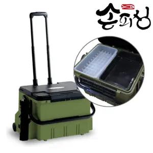 손피싱 캐리어 멀티 태클박스 로드거치대 세트 에기 케이스 루어 선상 낚시