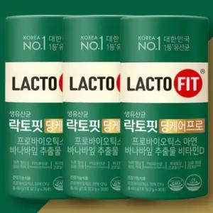 종근당건강 락토핏 당케어 프로 2g x 30포 3통 혈당관리 생유산균