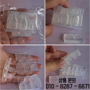 미니 와인 병 모양 레진 실리콘 몰드 3D 에폭시 캐스팅 DIY 공예용 3가지 소형 사이즈