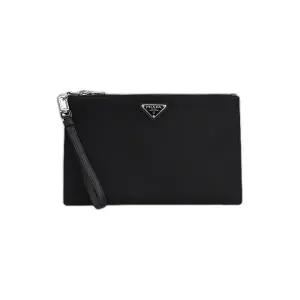 [프라다] 리나일론 레더 파우치 블랙 2NH0062DMH F0002