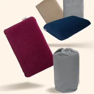 휴대용 여행용 고밀도 메모리폼 캠핑 캠핑용 베개수면용품 편한 용베개 목편한