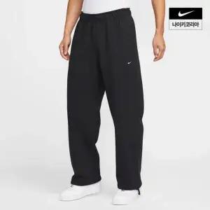 [나이키]{매장정품} NIKE 솔로 스우시 남성 플리스 오픈 헴 팬츠 HV1091-010 890087