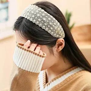 와이드 헤어밴드 여자머리띠 넓은머리띠-WFD2E96