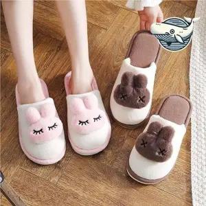 부드러운 겨울토끼 슬리퍼 실내화 따뜻한室 화-WFH70WL