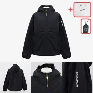 [살로몬]모디세이 경량 패딩 자켓 바람막이 점퍼 블랙 [백화점신상판]