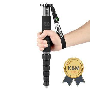 SIRUI P-326 휴대용 삼각대 탄소 섬유 모노포드 Iphone Sumsang 디지털 카메라 Gropo