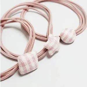 [콩심팥심]여성 머리고무줄 포인트 머리끈 5개 세트