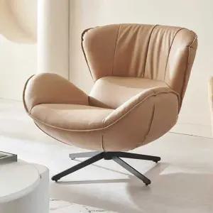 가죽안락의자 빈티지카페의자 에그체어 의자 북유럽