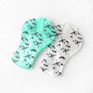 싼비즈 [6609-02]아크릴펜던트 한국 전통 키링만들기재료 고려청자 30x47mm ,1개