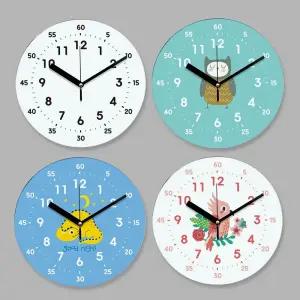 나룸 무소음 교육용 벽시계 모던벽시계 어린이벽시계 교육용시계