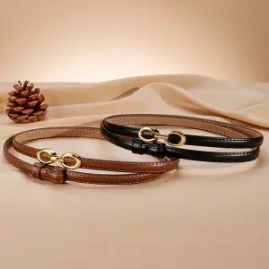 슬림 원피스 정장 가죽 포인트 여성벨트 허리띠