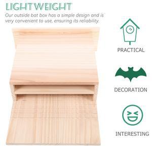 야외용 박쥐집 뒷마당 애완동물 둥지 옷장 외부 안전장소 안뜰용 쉼터