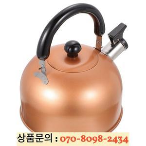 스토브 탑용 자동 황금 스테인리스 스틸 휘슬 티포트