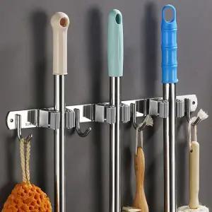 밀대걸이 도구걸이대 빗자루 보관함 대걸레 행거