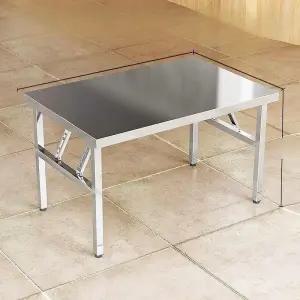 스텐 접이식 실외 테이블 식탁 간이 캠핑 휴대용 아웃도어