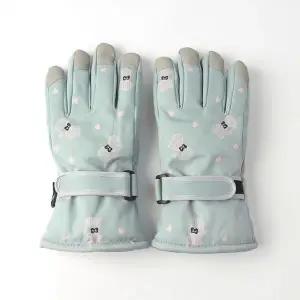 귀여운 캣 방한 스마트폰터치 스키장갑(여성용)