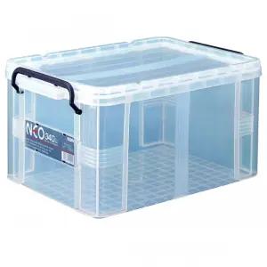 투명상자 옷보관함 플라스틱 리빙박스 네오박스340