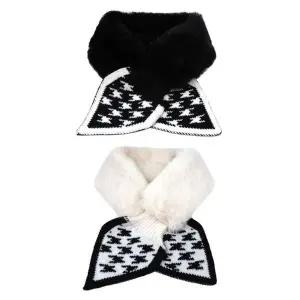 골프 쁘띠 여자 방한 용품 겨울 니트 머플러 넥워머