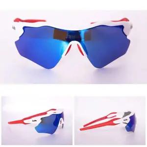 [콩심팥심]주니어 고글 카이로스 (화이트레드) (블루렌즈)