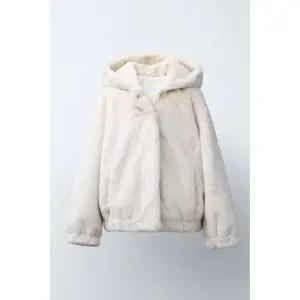 국내배송 ZARA 자라 주니어 키즈 페이크 퍼 후드 점퍼 크림 0562717712 1389862