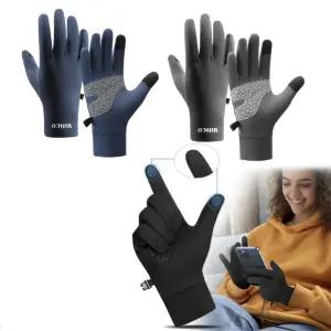 이레유통 남녀공용 러닝장갑 아웃도어 스포츠 방한 발열 손가락 장갑
