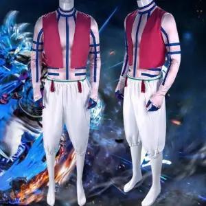 귀멸의칼날 상현3 아카자 코스프레 애니메이션 귀칼 캐릭터 굿즈 코스튬 (가발 x)