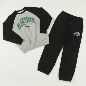 [롯데백화점]지프 네이처 소매배색 나글란 맨투맨세트  KQ1TSU813-SET